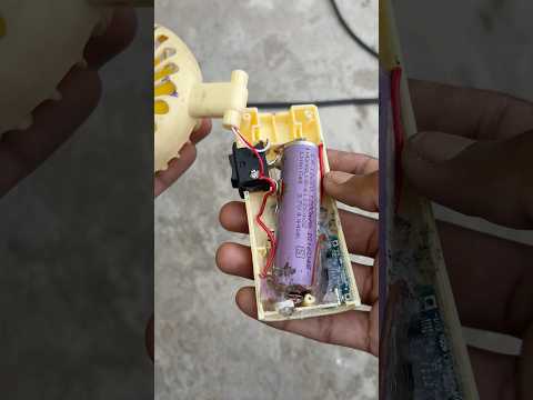 How to Make Rechargeable Mini Fan at Home ⚡#experiment