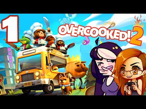 Overcooked 2 - PART 1 [2018 STREAM] - 100% Gameplay/Walkthrough - Switch Let's Play w/Kat