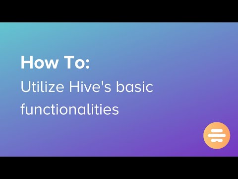 Basic Functionalities - Hive
