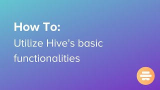 Vidéo de Hive