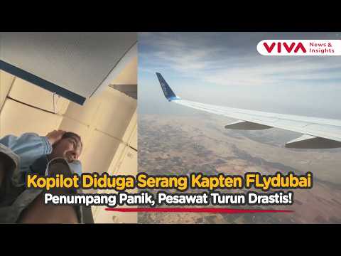 Kepanikan di Pesawat Flydubai, Turun 4200 Meter dalam 30 Detik di Tengah Penerbangan!