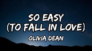 Download lagu Olivia Dean - So Easy (To Fall In Love) (Lyrics) mp3