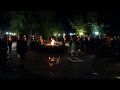 Церемония зажжения Вечного огня в станице Романовской 