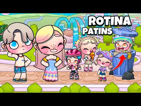 SKATING DAY ROUTINE 🌞🛼 | AVATAR WORLD ROUTINES AND STORIES PAZU