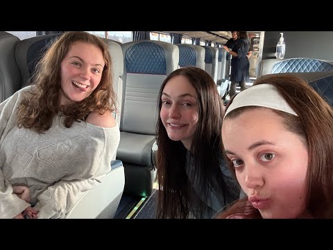 three girls take on a 17 hour train ride
