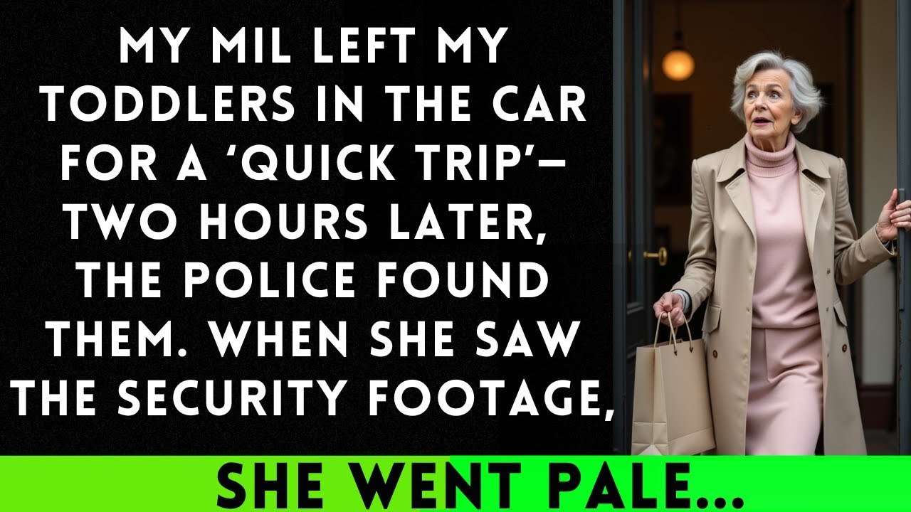 MIL Left My Toddlers In The Car To Go Shopping. The Police Officer's Face When...