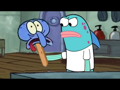 Harold that's a Squidward on a stick