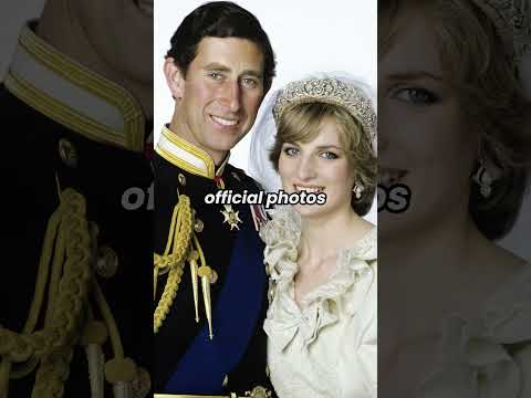 King Charles 3rd Height Why there is a gap in King Charles & Princess Diana's official photos #shorts