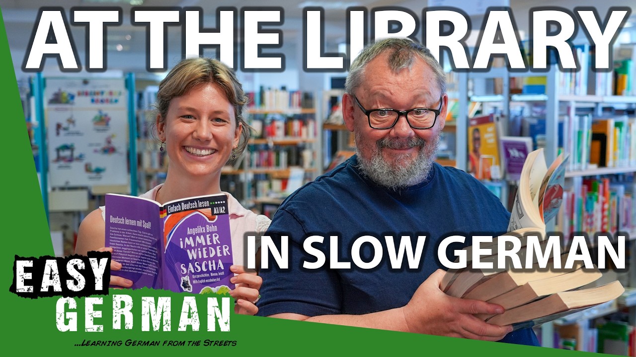 At the Library in Slow German | Super Easy German 282