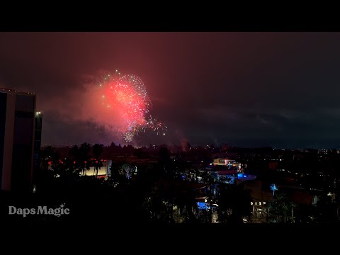2026 Disneyland New Year's Eve Fantasy in the Sky Fireworks Spectacular From Disneyland Hotel