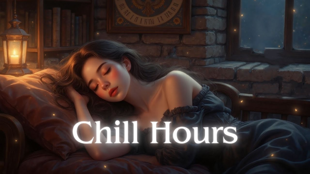 Peaceful Night Piano Music for Deep Sleep, Anxiety Relief and Emotional Healing in a Cozy Room