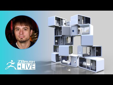 ZClassroom LIVE: Modeling Basics: Concept Building - Joseph Drust - ZBrush 2020