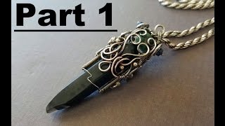 Wire Wrapping Time Lapse Tutorial - Obsidian Part 1