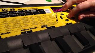 Video thumbnail for Boss ME-8B demo on bass guitar. by Gearfacts