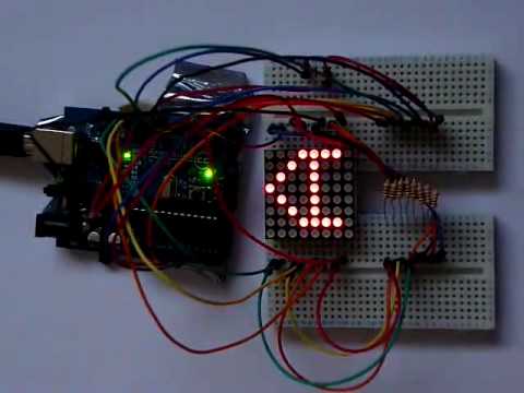 8x8 Bi-colour Bicolor Led Matrix Arduino AVR PIC