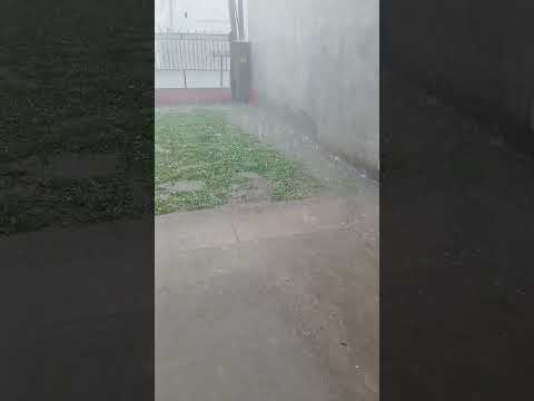 Lluvia con granizo en Villa Rio Bermejito CHACO