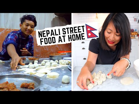 Kathmandu's best mo:mo at HOME | NEPALI STREET FOOD at home | How to make Nepali momo