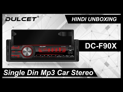 Dulcet dc-f90x single din mp3 car stereo