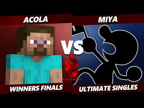 Kagaribi 11 Winners Finals - Miya (Game & Watch) Vs. Acola (Steve) Smash Ultimate - SSBU