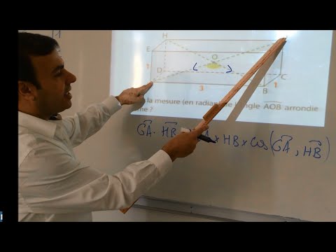Produit scalaire dans l'espace