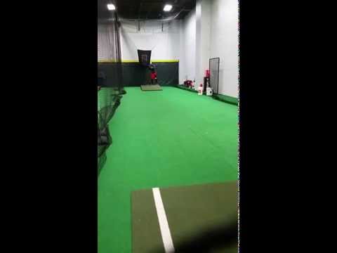 Jario Munoz pitching workout