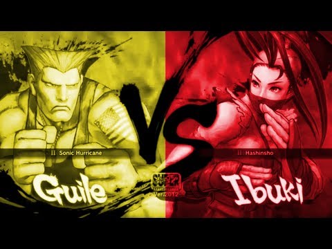 ACE E I RI N [ Guile ] Vs marsama [ Ibuki ]  SSF4 Arcade Edition 2012 HD
