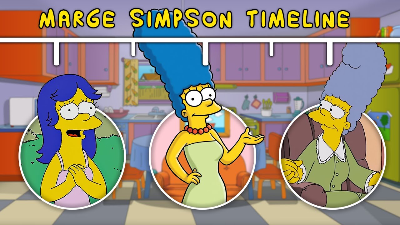 The Complete Marge Simpson Timeline [The Simpsons Theory Face Reveal]