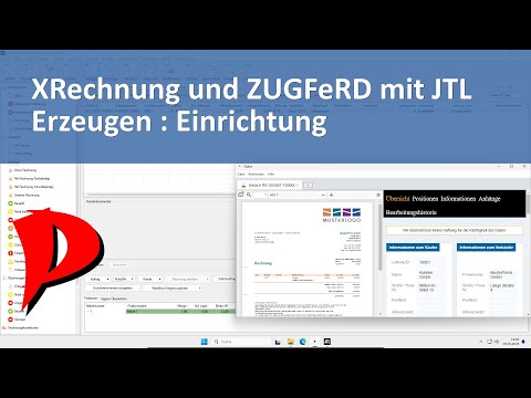 XRechnung und ZUGFeRD PDF in JTL WaWi ( E-Rechnung )