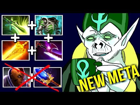 NEW META Build Necrophos Counter Anti-Mage with Silver Edge by Draskyl Epic Gameplay Dota 2