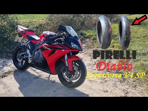 Pirelli Diablo Supercorsa V4 SP / New tires for the Honda Fireblade
