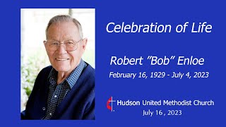 Bob Enloe's Funeral   07-16-2023   Hudson UMC