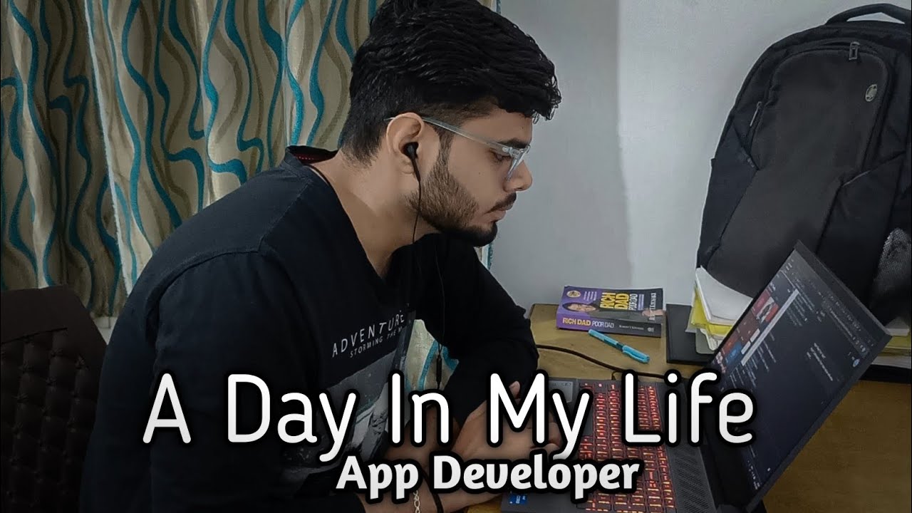 A Day In My Life As  App Developer Intern | React Native Developer @tejasviyt 