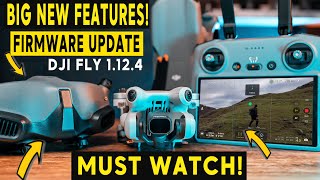 HUGE NEW FIRMWARE UPDATE! DJI FLY 1.12.4 | DJI Mini 4 Pro / Air 3