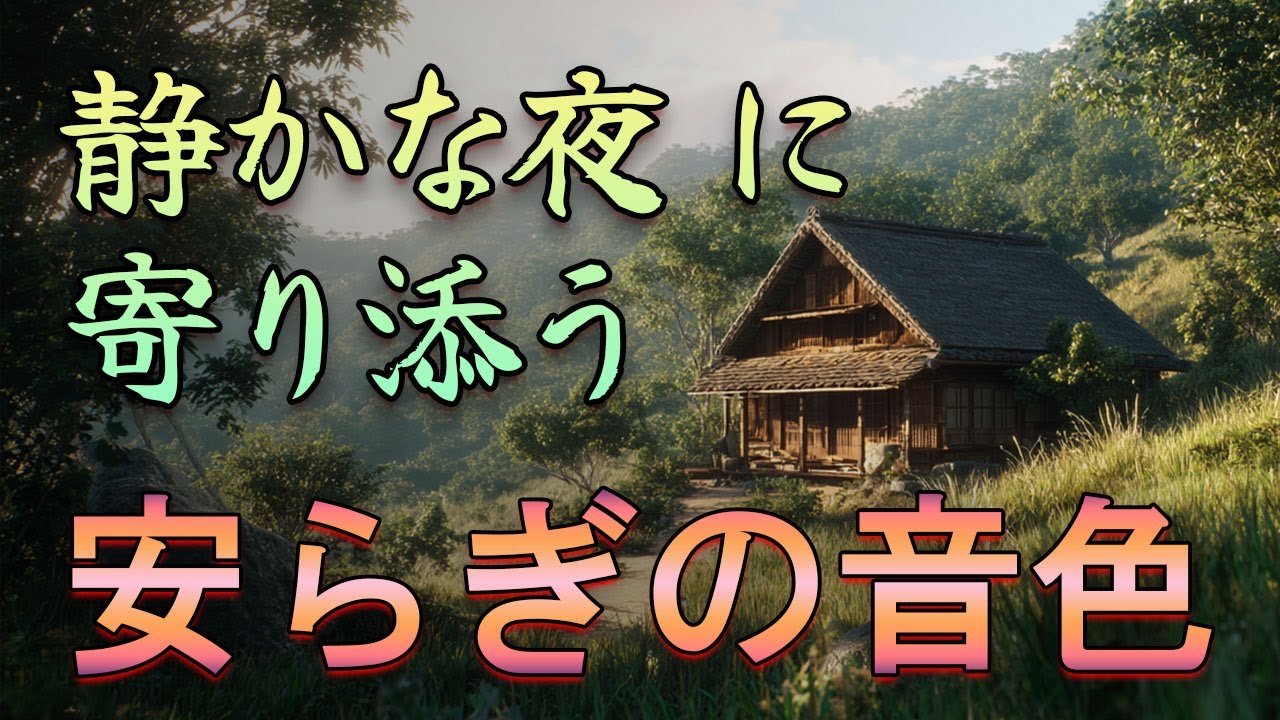 リラックスしたい時の音楽 🌸 安らぎの音色 🌙 静かな夜に寄り添う