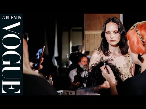 Behind-the-scenes beauty at Alice McCall