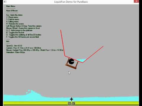 PureBasic LiquidFun OpenGL Demo