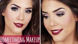 DRUGSTORE Homecoming or Formal Makeup Tutorial | Fall/Autumn Inspired