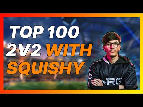 Top 100 2v2 With NRG SquishyMuffinz | Rocket League SSL Gameplay