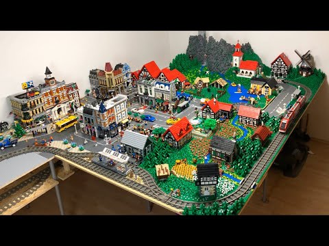 Bau einer Lego Stadt LIVE 🔴