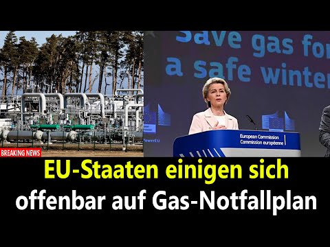 EU-Staaten einigen sich offenbar auf Gas-Notfallplan