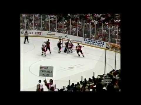 McCarty Goal 1997 Finals, Game 4 with local (WJR) radio call (Bruce Martyn)
