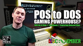 DOS On A Chip, Teardown & Recovering Their Deleted Files - Point Of Sale DOS Gaming Part 1