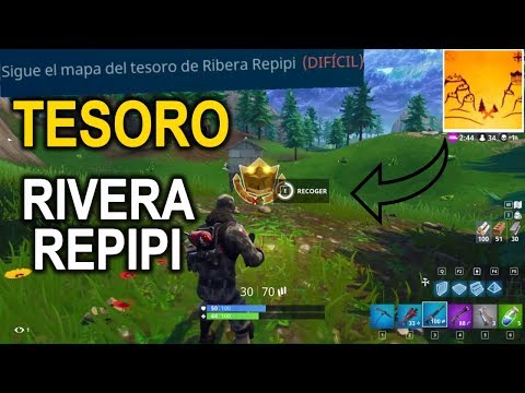sigue el mapa del tesoro de ribera repipi desafio fortnite battle royale netlab - senal del mapa del tesoro fortnite temporada 8