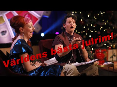 Nassim läser världens bästa julrim! - BingoLottos Uppesittarkväll 23/12 2020