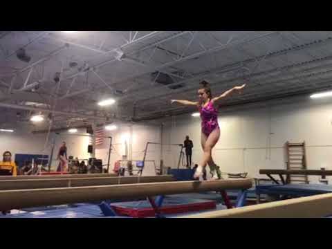 Annabelle Holliday Preseason Beam work 12/7/2017