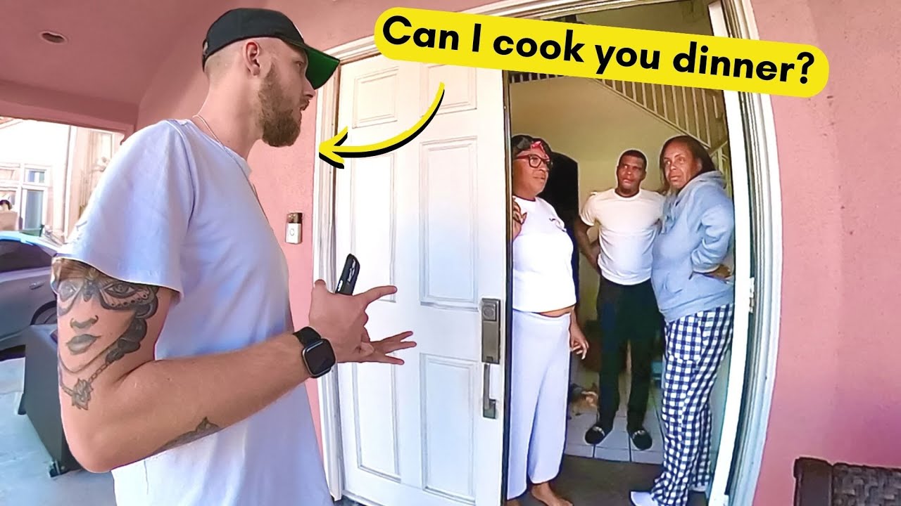 Asking Strangers in Compton to Cook Them Dinner in THEIR Home