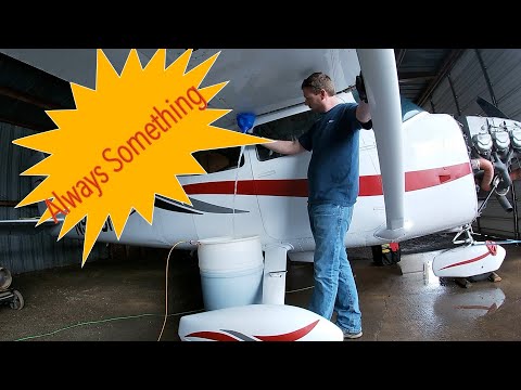 Abandoned airplane gets Fuel leak repair Cessna 182P Replacing the fuel sending unit