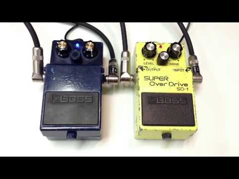 1982 Boss SD-1 Super Overdrive vs Boss BD-2 Blues Driver Keeley Mod