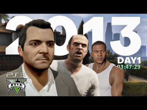 Being the First person to play GTA V on PS3 - Part 1