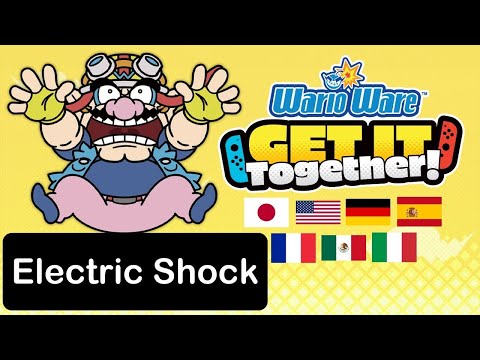 WarioWare Get It Together! All characters electric shock